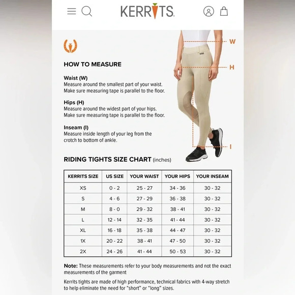 Kerrits Thermo Tech™ 2.0 Full Leg Riding Tight night sky black - Picture 11 of 11